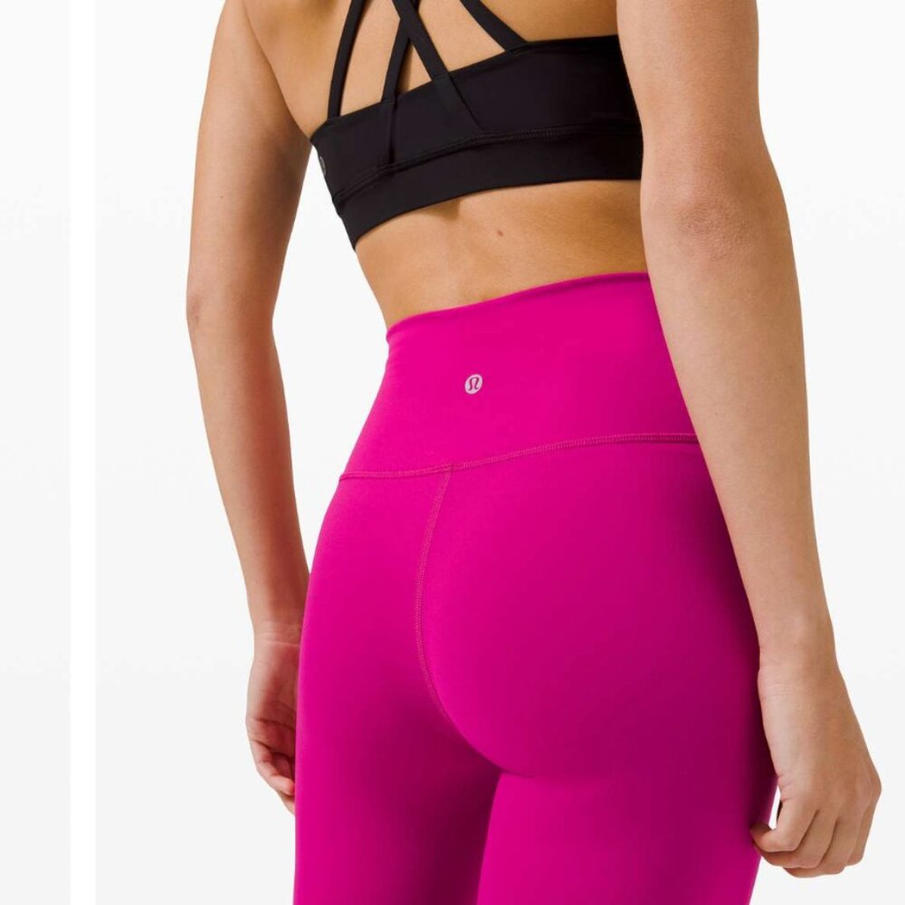 NWT LULULEMON Wunder Train Pant Leggings 25"  RIPENED RASPBERRY PINK PURPLE 6 - Picture 4 of 5